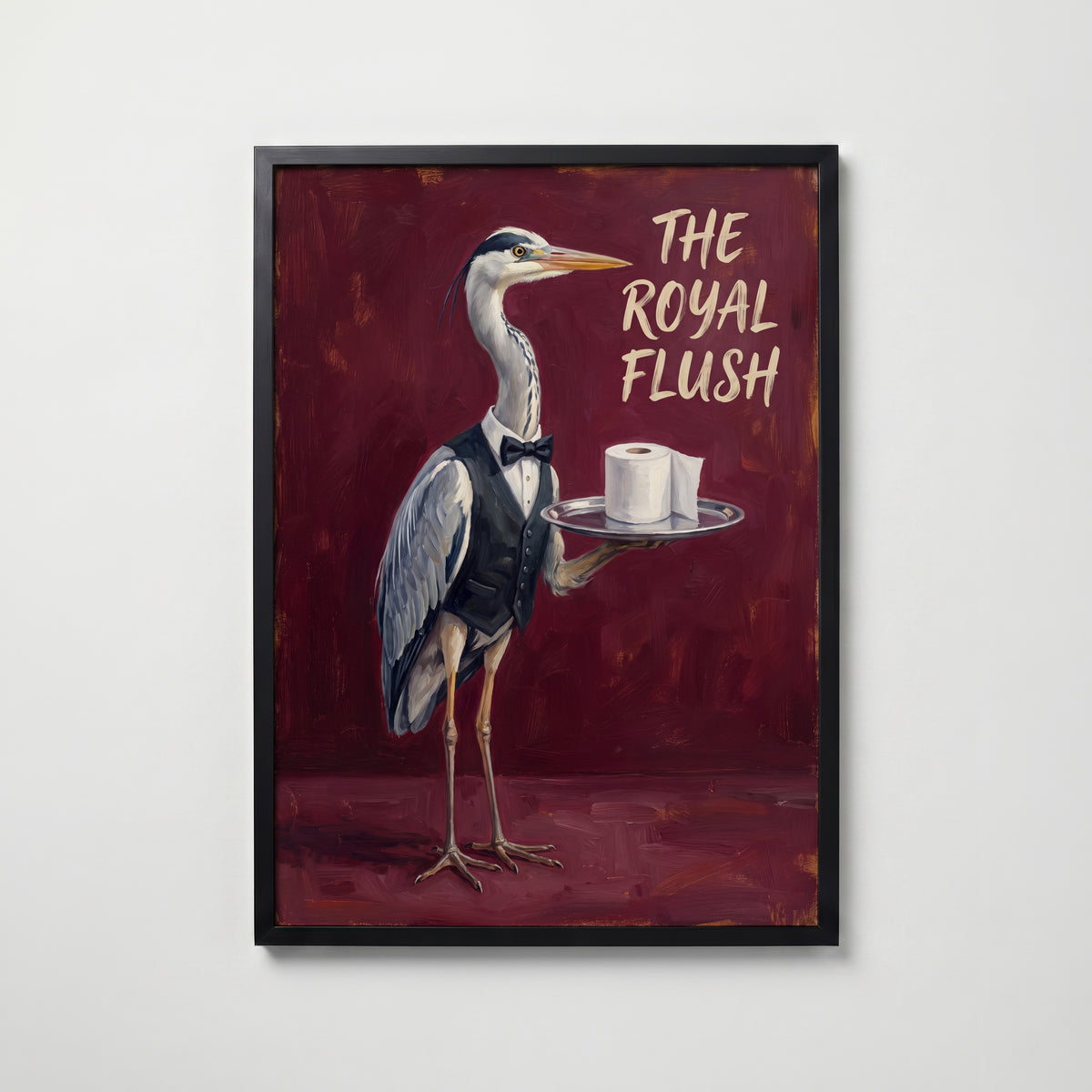 The Royal Flush Poster – svart ram