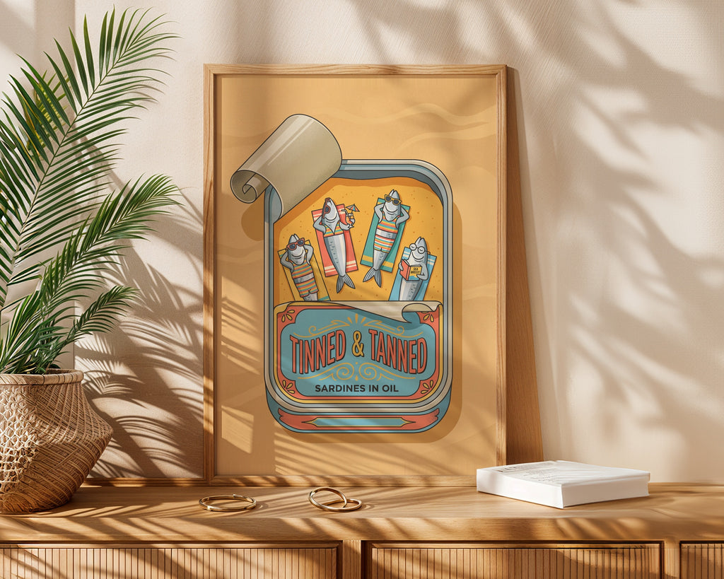 Tinned & Tanned Poster – i rum 4