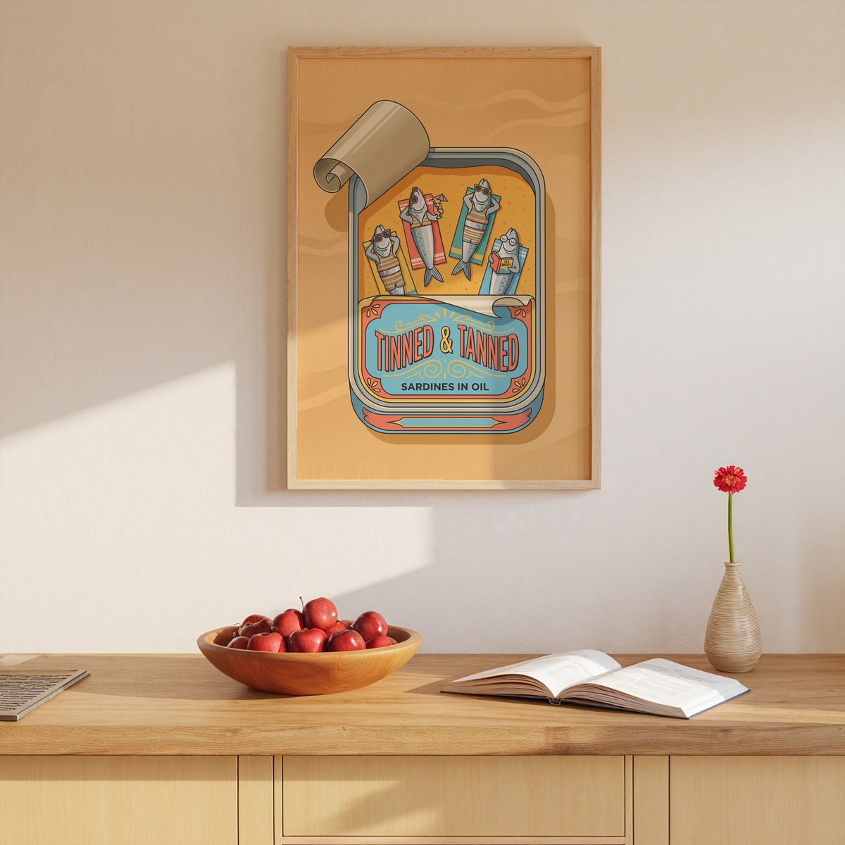 Tinned & Tanned Poster – i rum 5