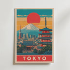 Tokyo Exhibition – stilfullt konsttryck från Bozetto, tryckt på matt finpapper i hög tryckkvalitet