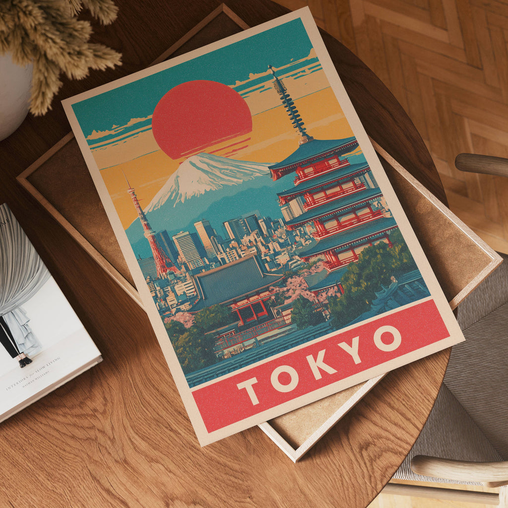 Tokyo Exhibition – affisch med snyggt motiv, köp enkelt hos Bozetto i flera storlekar