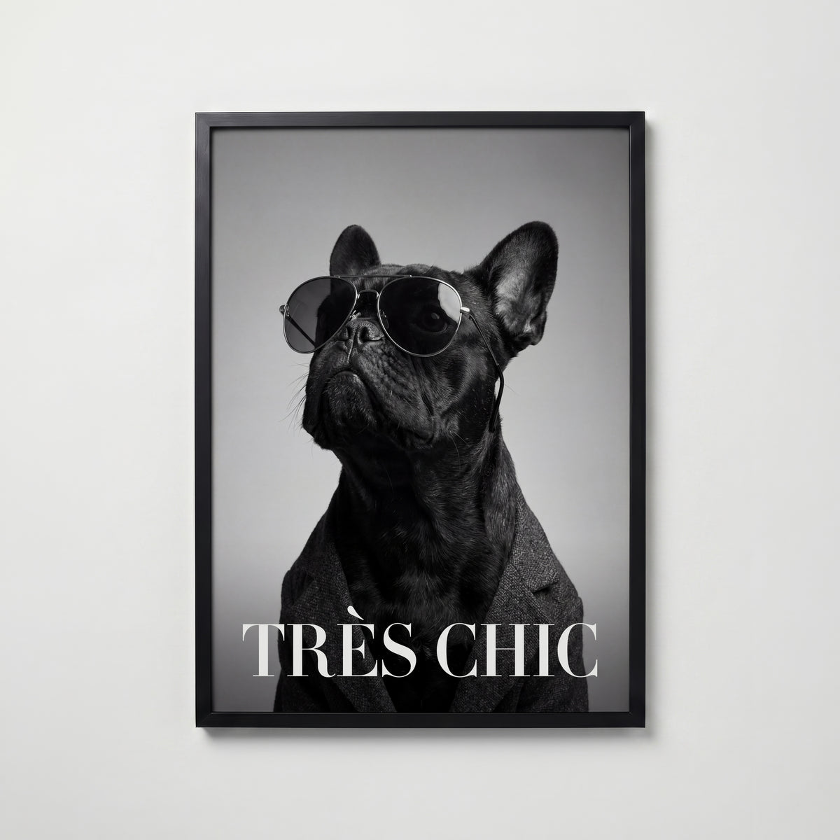 Très Chic Poster – svart ram