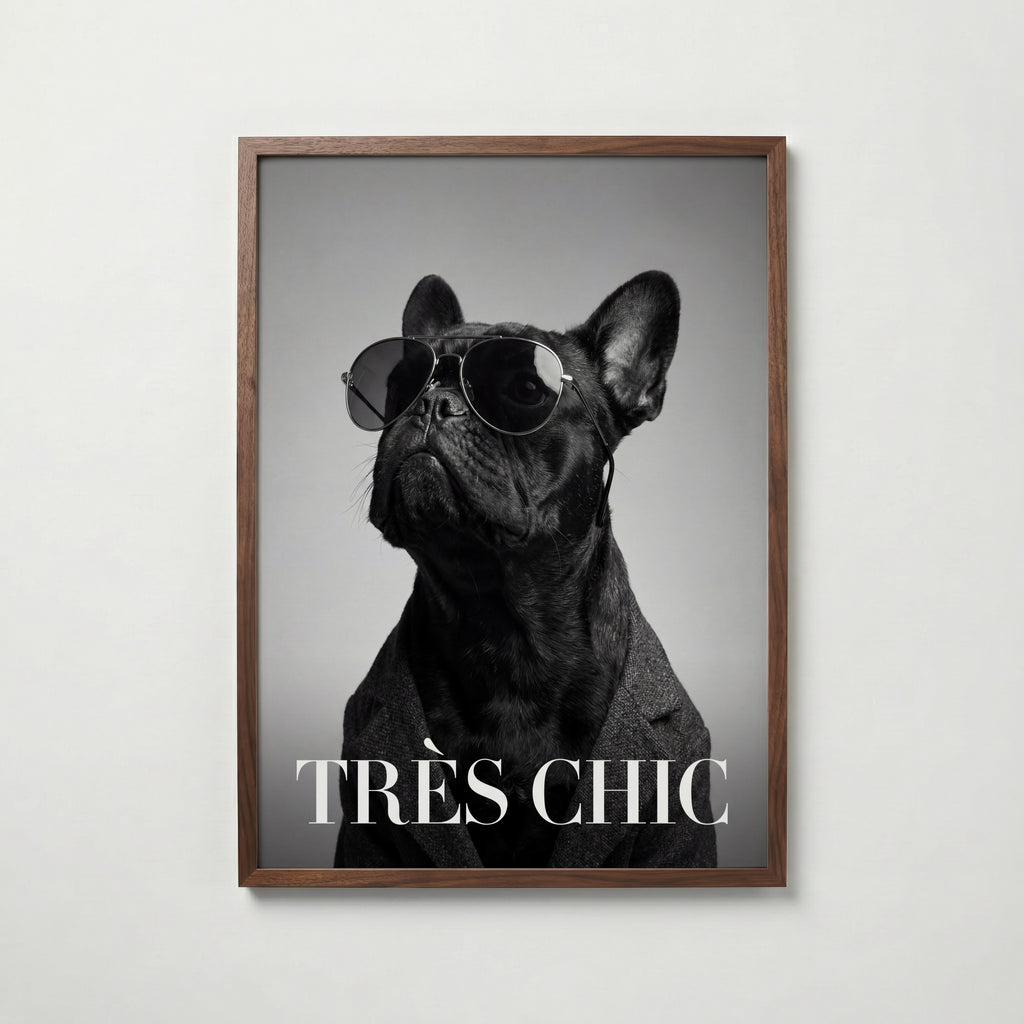 Très Chic Poster – valnötsram