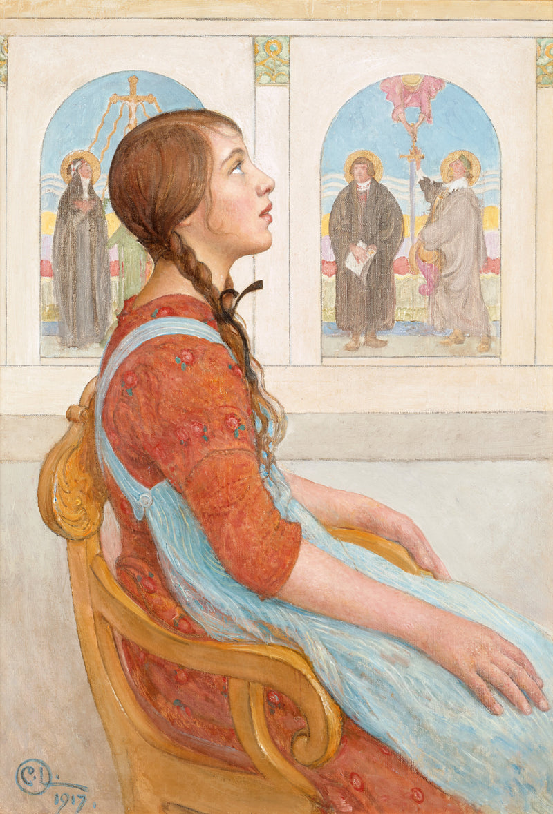 Carl Larsson Uppenbarelse 1917 Poster
