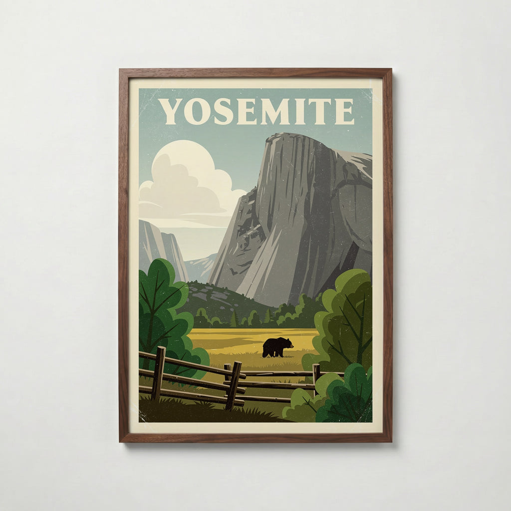 Valley Guardian Poster i vardagsrumsmiljö