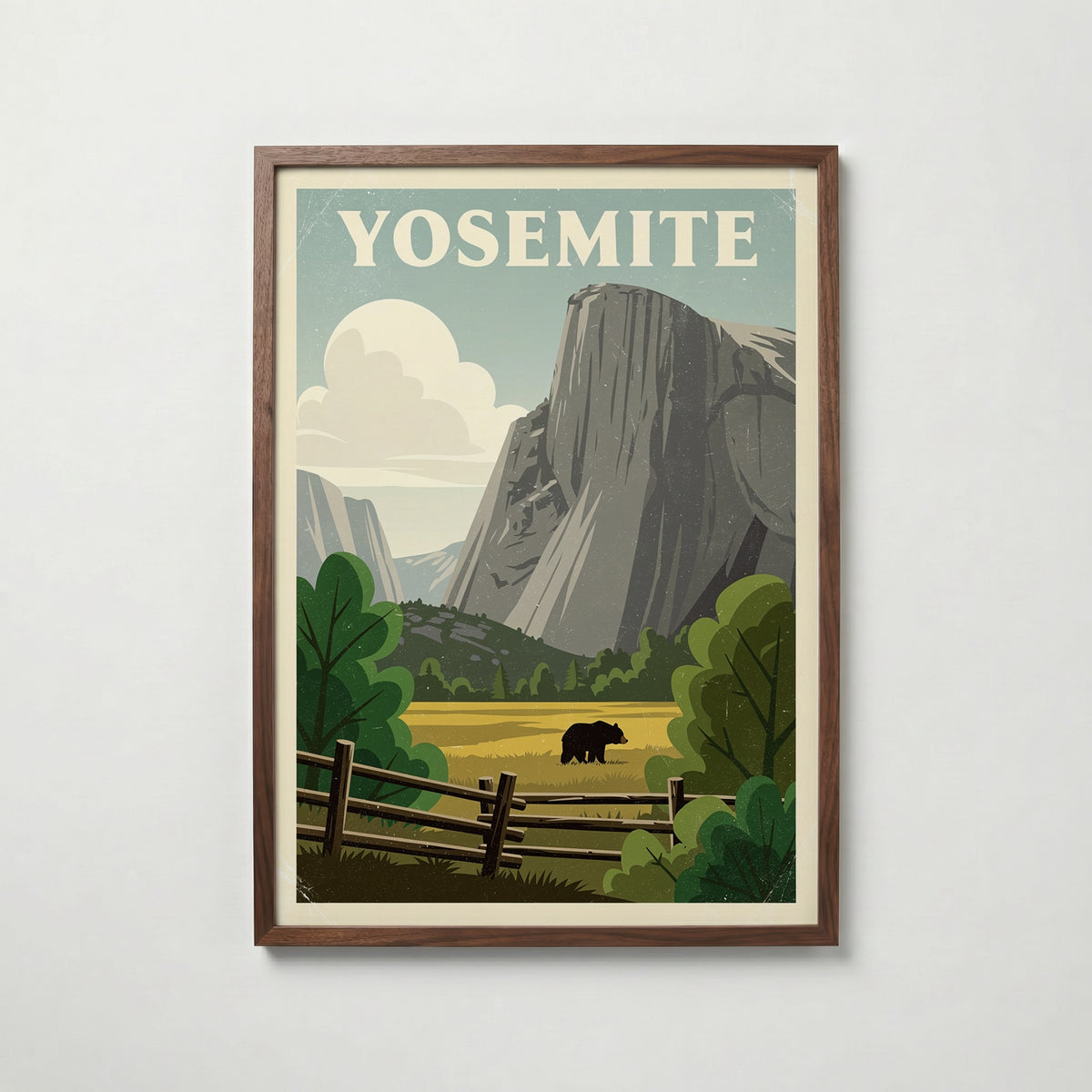 Valley Guardian Poster i vardagsrumsmiljö
