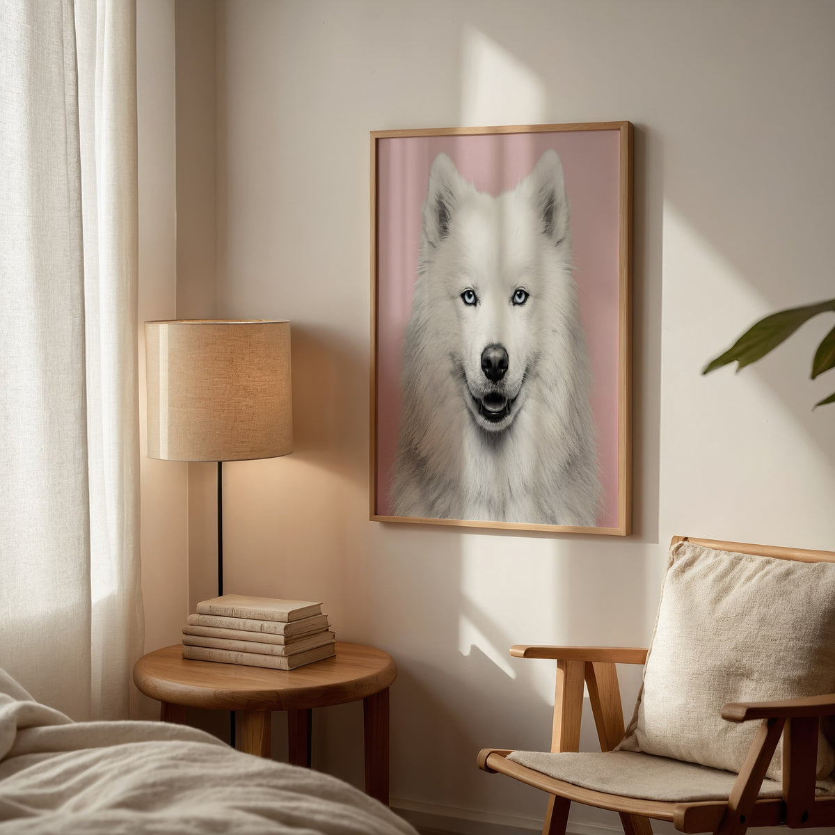 Velvet Paw Poster med svart ram