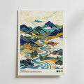 View of Japanese Grasslands – stilfullt konsttryck från Bozetto, tryckt på matt finpapper