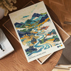 View of Japanese Grasslands – affisch med stilfullt motiv från Bozetto i hög kvalitet