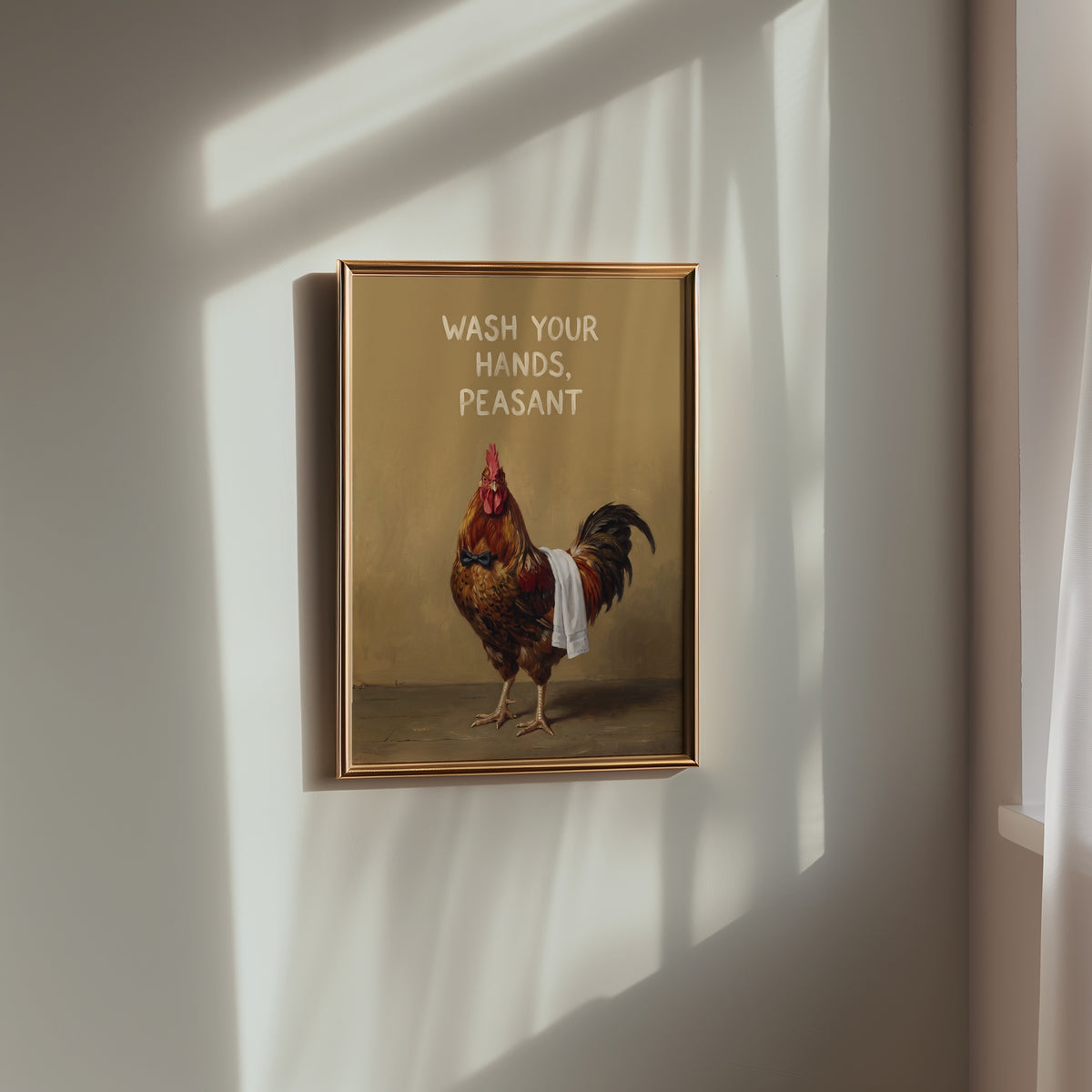 Wash Your Hands, Peasant Poster – i rum 2
