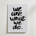 Brushstroke Manifesto Poster – canvas utan passepartout