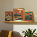 Bundle 3-pack Japandi Tokyo Cat Collection – kuraterad postercollection som lyfter hemmet hos Bozetto