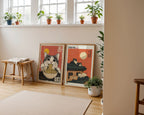 Bundle 2-pack Tokyo Cat Balance – kuraterad postercollection som lyfter hemmet hos Bozetto
