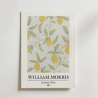 William Morris Lemon Tree – stilfullt konsttryck från Bozetto, tryckt på matt finpapper