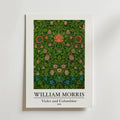 William Morris Violet and – stilfullt konsttryck från Bozetto, tryckt på matt finpapper