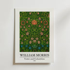 William Morris Violet and – stilfullt konsttryck från Bozetto, tryckt på matt finpapper