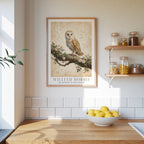 William Morris Barn Owl in Ivy and Roses Poster – i rum 5