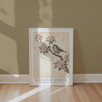 William Morris Blue Tit in Apple Blossom Poster – i rum 5