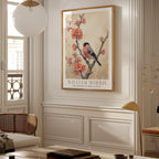William Morris Bullfinch on Flowering Quince Poster – i rum 1