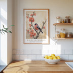 William Morris Bullfinch on Flowering Quince Poster – i rum 4