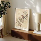 William Morris Chaffinch on Hawthorn Poster – i rum 1