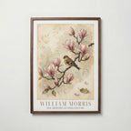 William Morris Finch on Magnolia Branch Poster – valnötsram