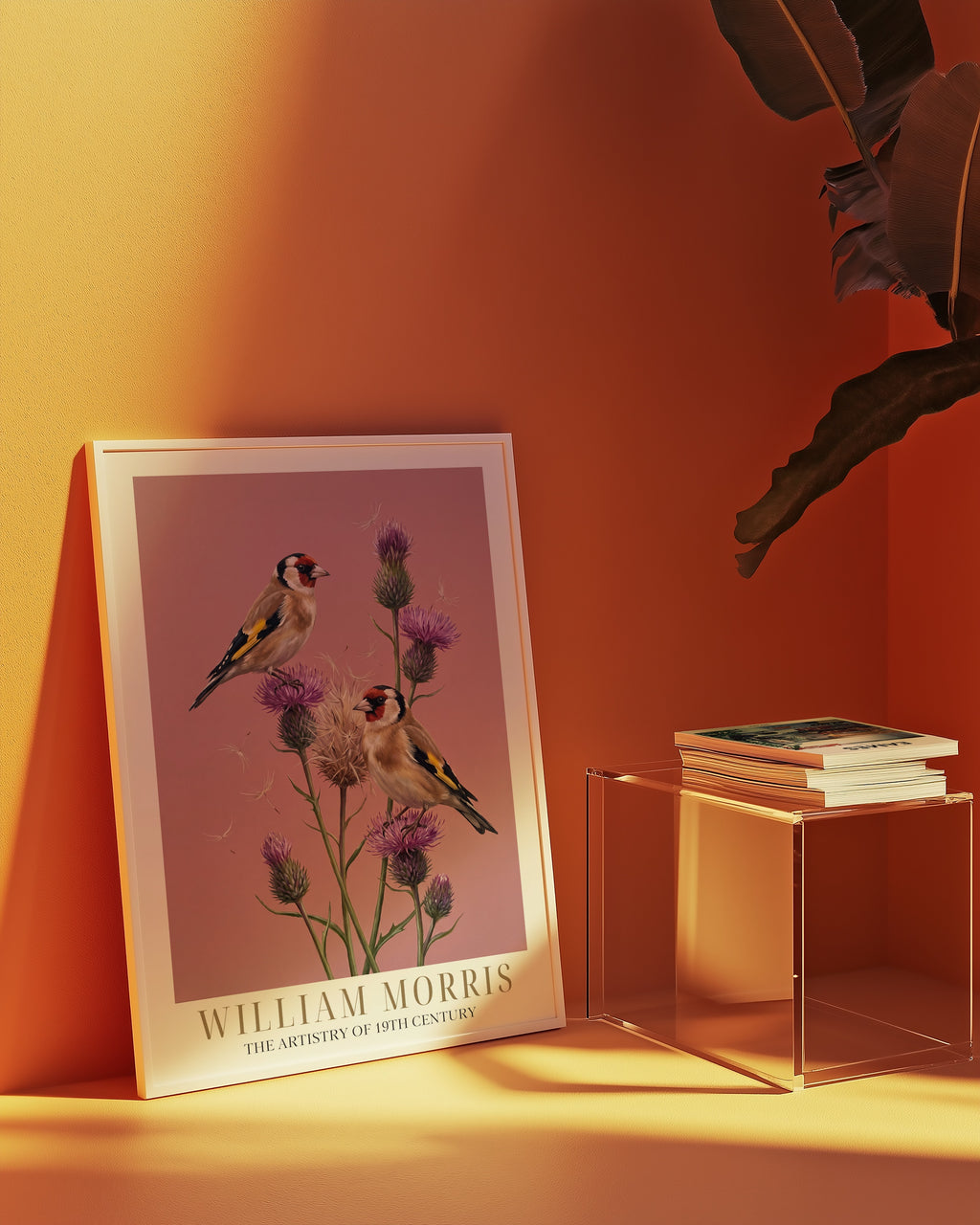 William Morris Goldfinches on Thistles Poster – i rum 1