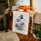 William Morris Irises and Dragonfly Poster – i rum 2