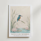 William Morris Kingfisher by the Lily Pond Poster – med passepartout