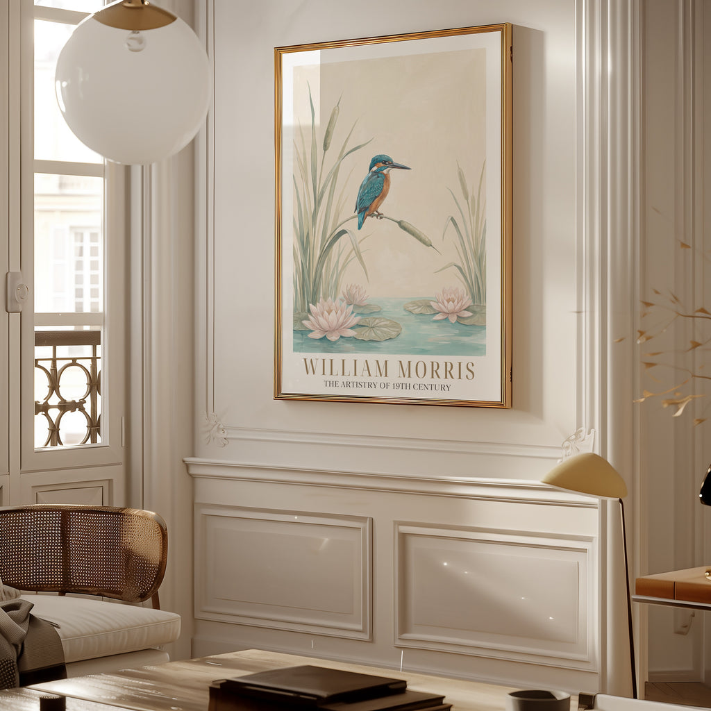 William Morris Kingfisher by the Lily Pond Poster – i rum 2
