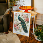 William Morris Peacock Among Peonies Poster – i rum 3