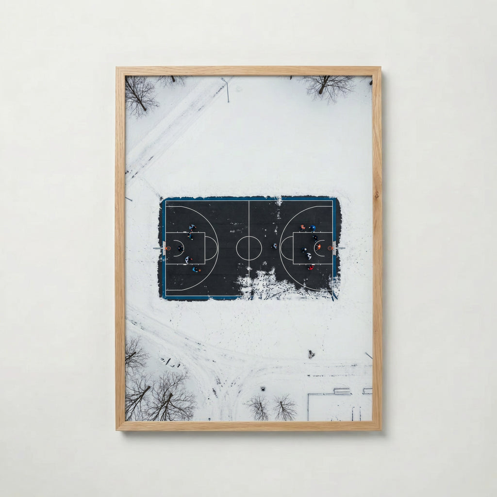 Winter Court Poster med ekram