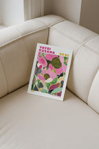 Yayoi Kusama Pink Garden – stilfullt konsttryck från Bozetto, tryckt på matt finpapper