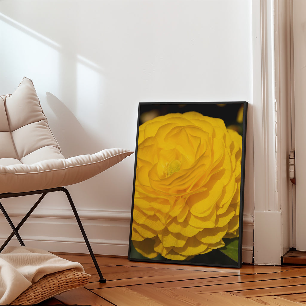 Yellow Heaven Poster i rumskomposition med ekram