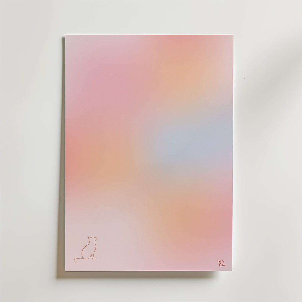 Freja Lund – Aftenglød – canvas utan passepartout