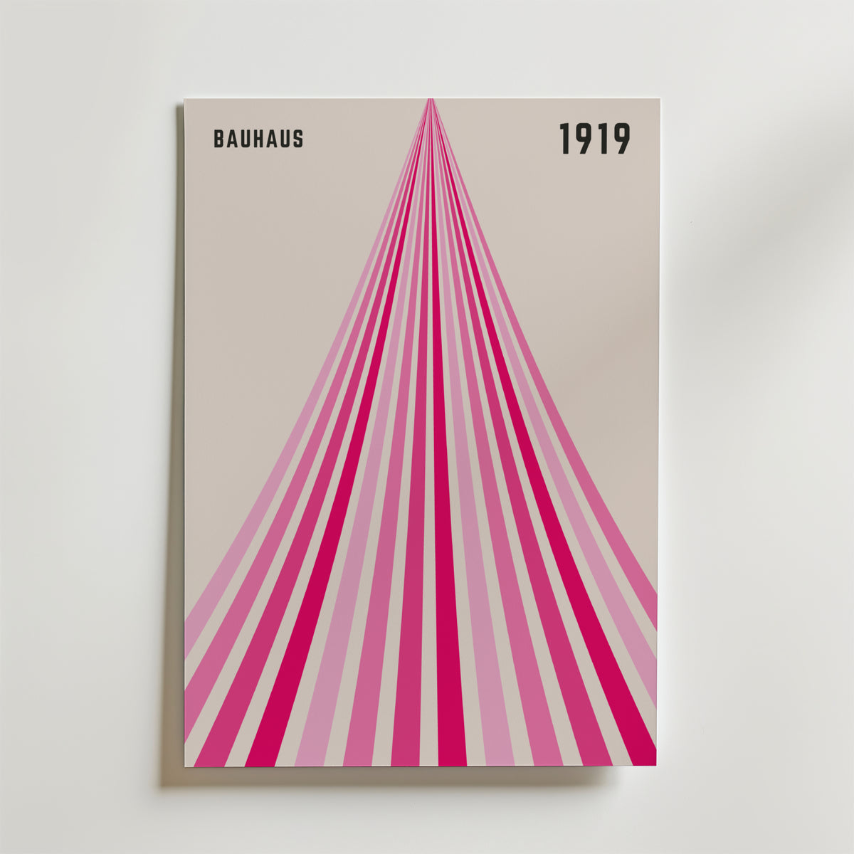 Bauhaus Ascend – stilfullt konsttryck från Bozetto, tryckt på matt finpapper i hög tryckkvalitet