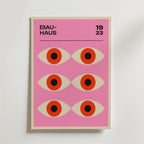 Bauhaus Gaze – stilfullt konsttryck från Bozetto, tryckt på matt finpapper i hög tryckkvalitet
