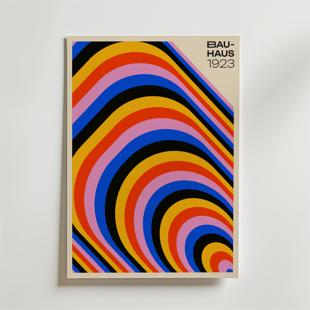 Bauhaus Arches – stilfullt konsttryck från Bozetto, tryckt på matt finpapper i hög tryckkvalitet