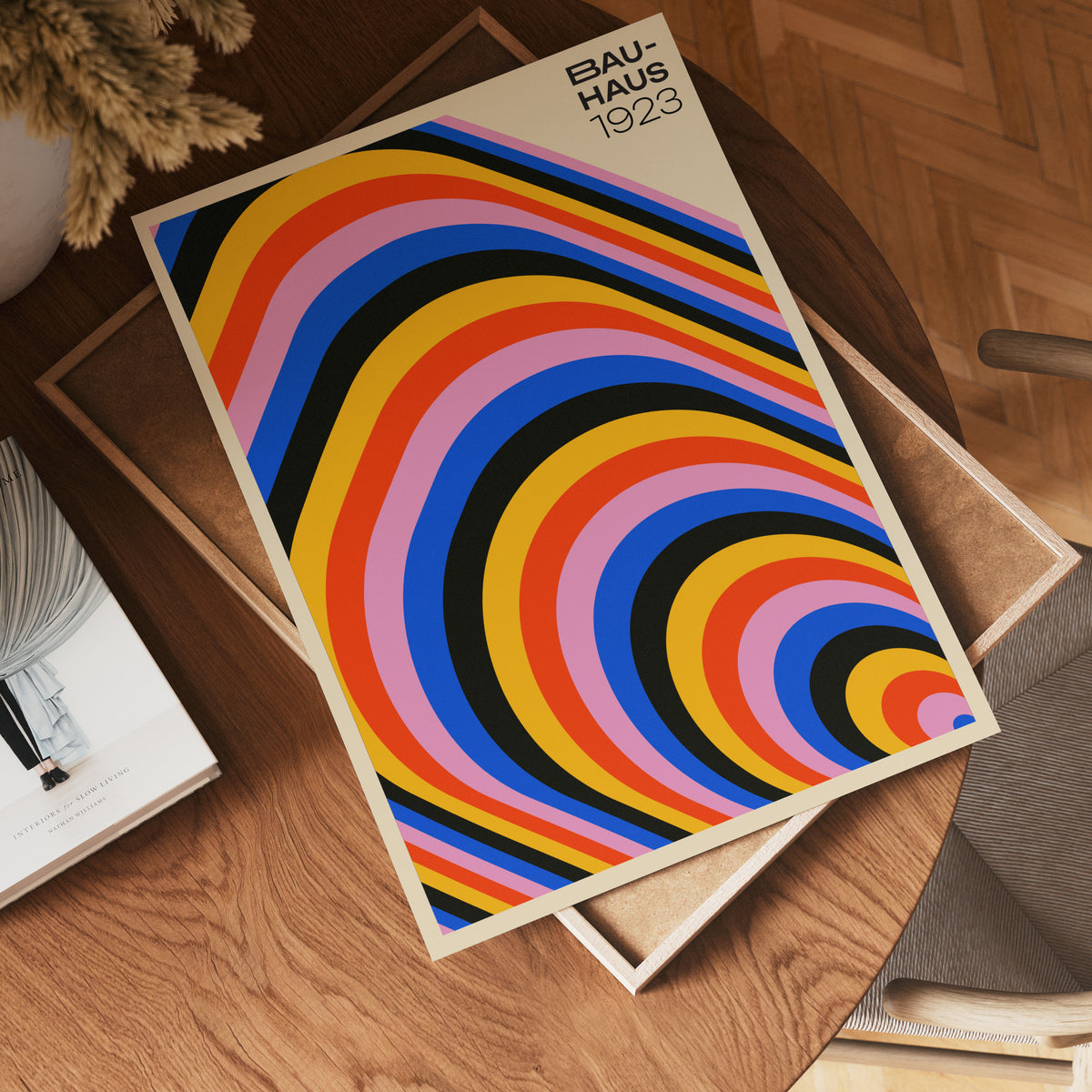 Bauhaus Arches poster visad rakt fram – Bozetto affisch i hög tryckkvalitet i hög tryckkvalitet