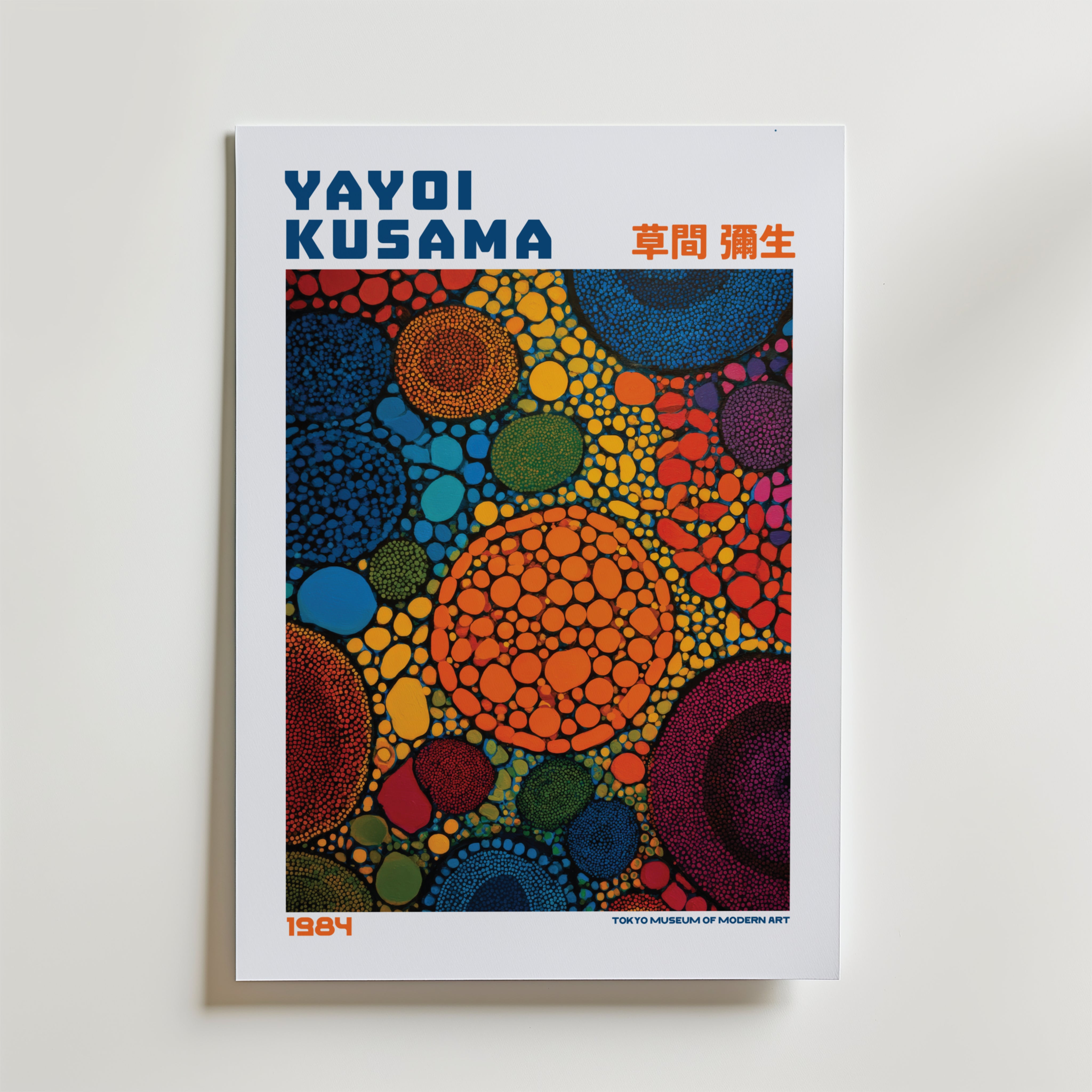 Yayoi Kusama Solar Mosaic 1984 Poster - Affisch – Bozetto