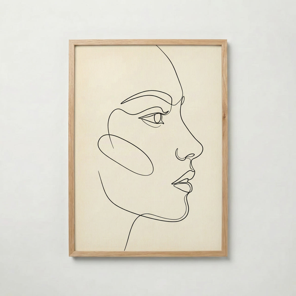 One Line Face Poster – ekram