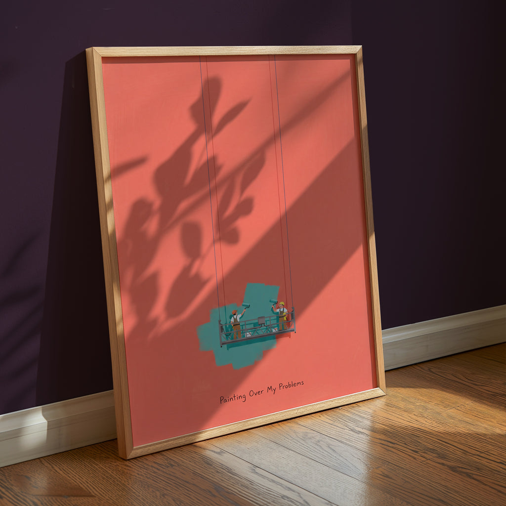 Painting Over My Problems Poster – i rum 1