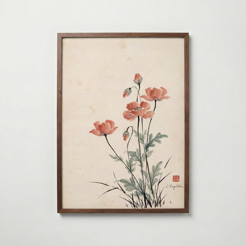 Poppies By Caroline Engström – valnötsram