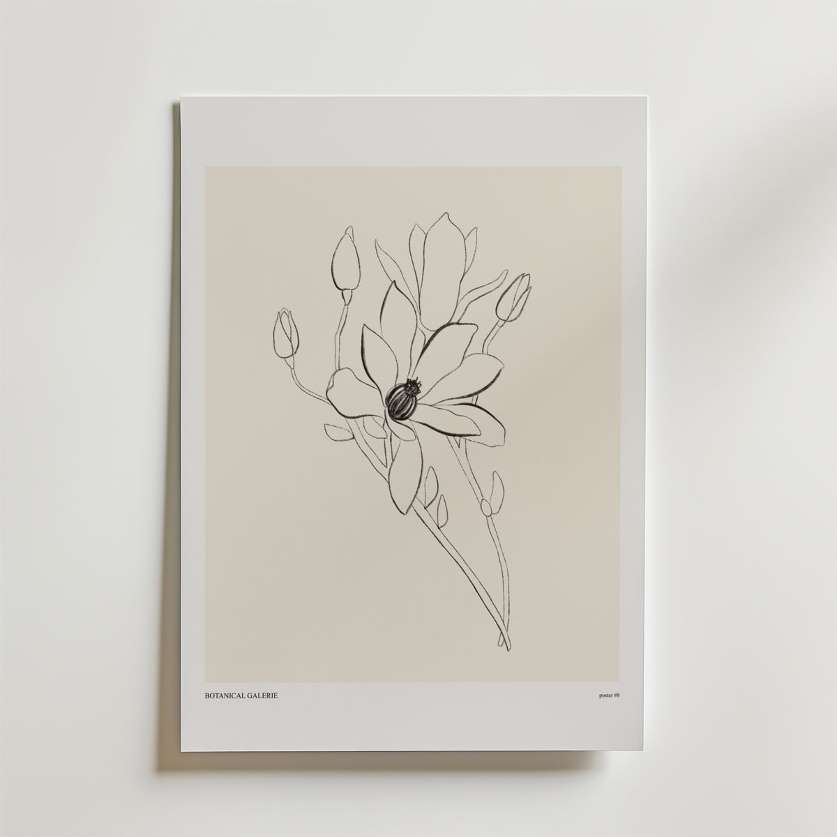 Petals of Reflections – stilfullt konsttryck från Bozetto, tryckt på matt finpapper