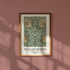 William Morris Pimpernel poster visualiserad i inredning – Bozetto affisch