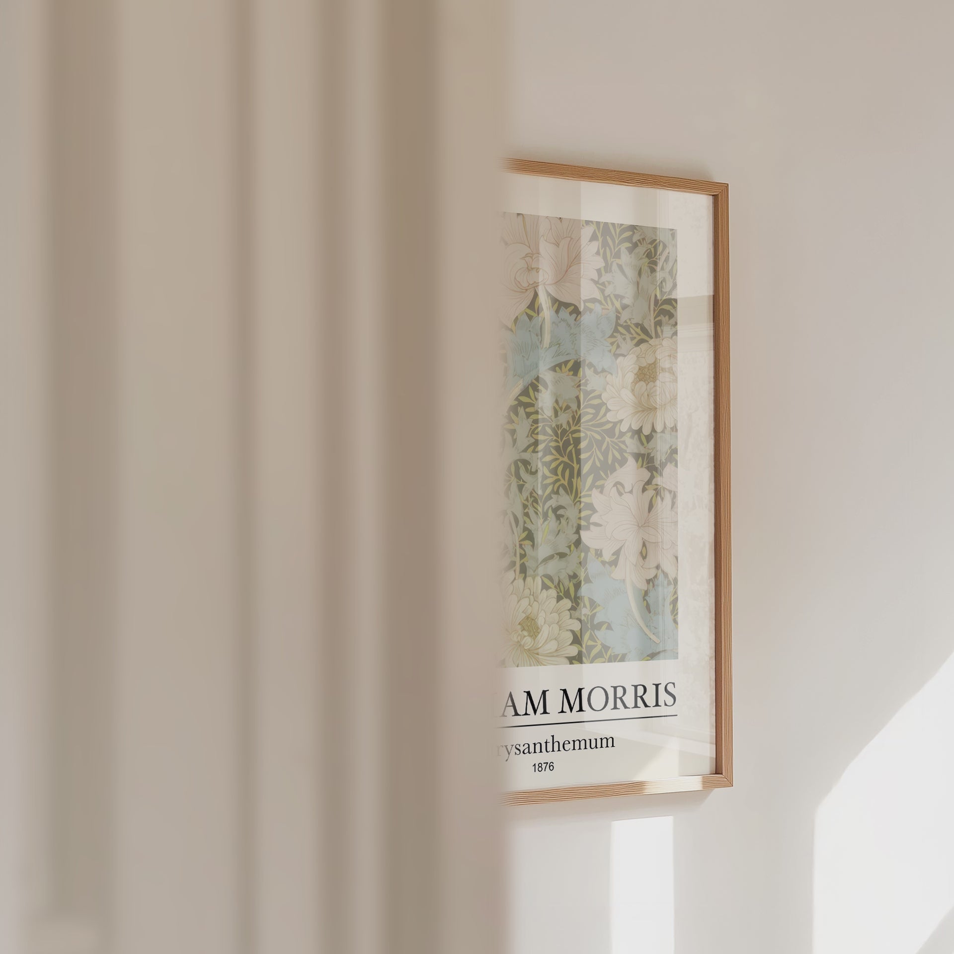 William Morris Chrysanthemum Poster – väggvideo