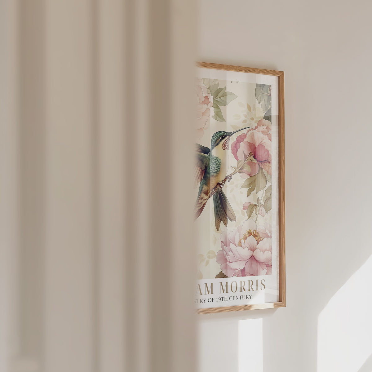 The Hummingbird Garden William Morris Poster – väggvideo
