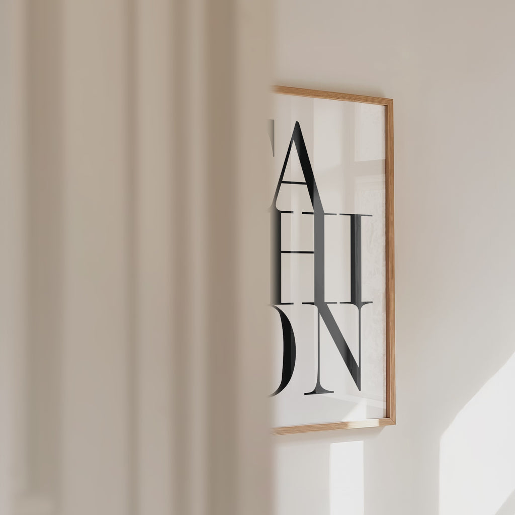 Fashion Statement Poster – väggvideo