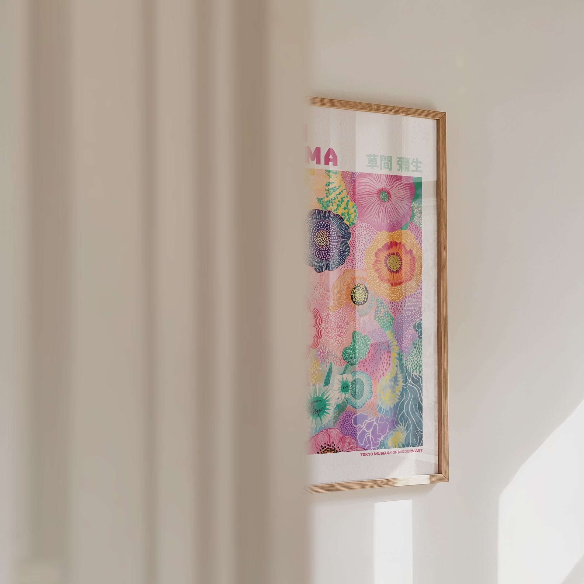 Yayoi Kusama Vibrant Floral Dream Poster – väggvideo