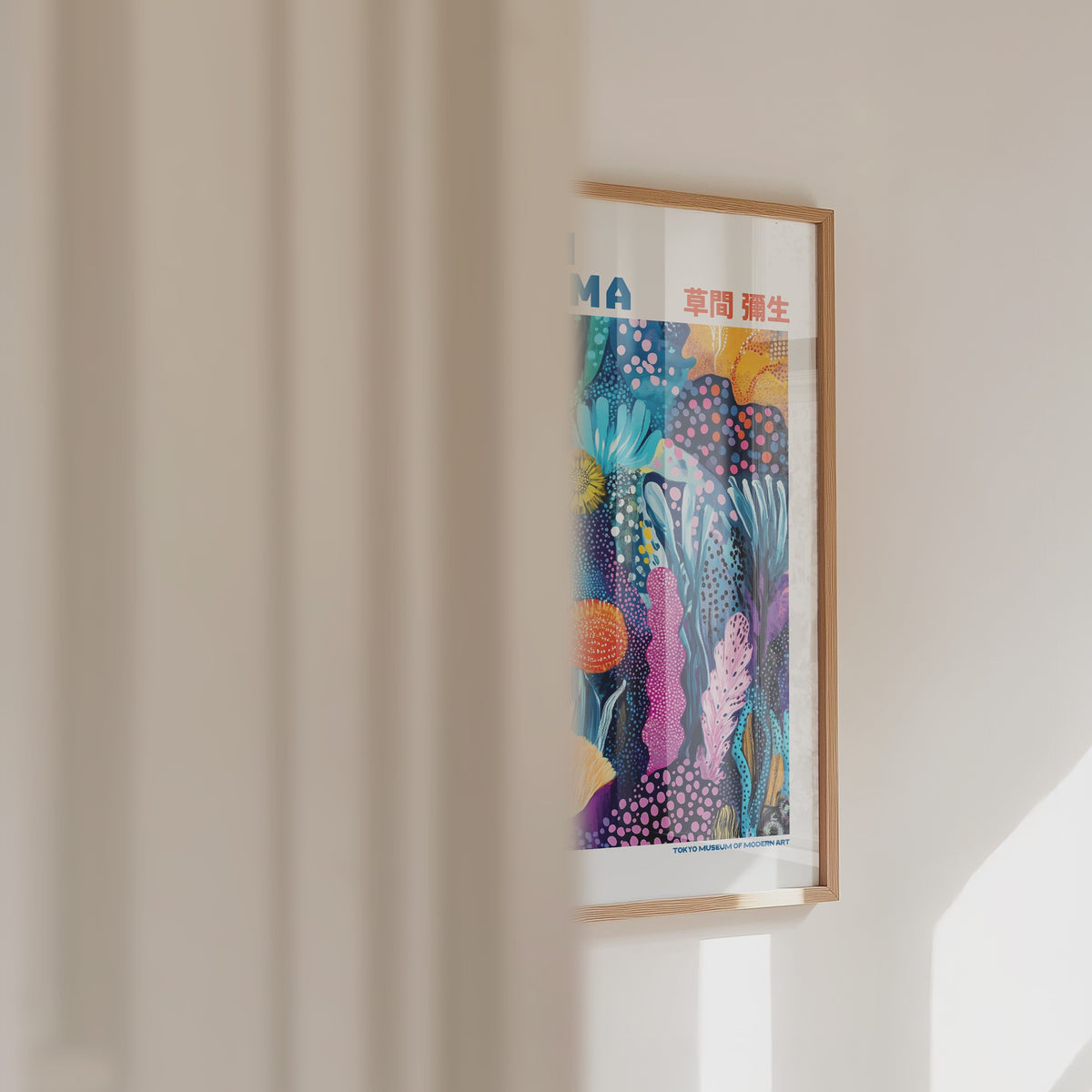 Yayoi Kusama Ocean Garden Poster – väggvideo